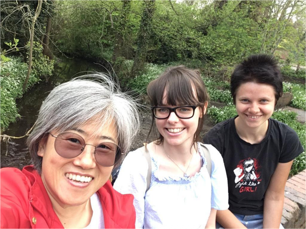 group smile at camera