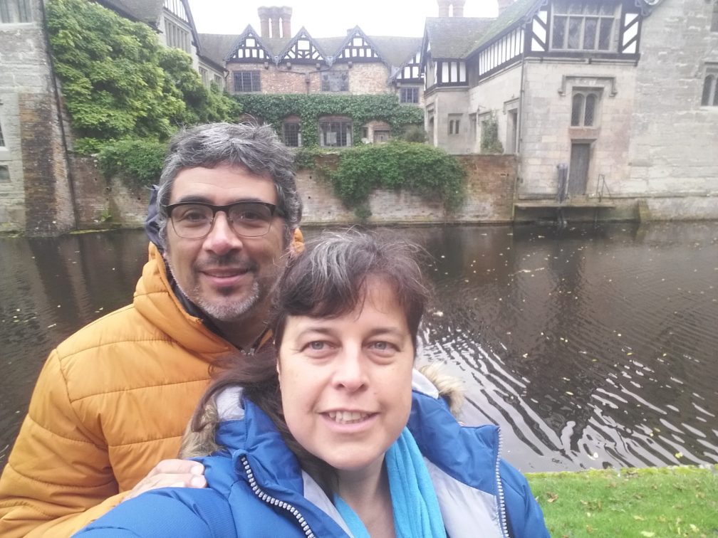 Mauricio Silva with his wife Nathalie Marytsch