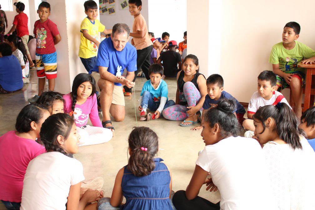 Fr. Tony Coney’s works with disadvantaged children in Lima, Peru