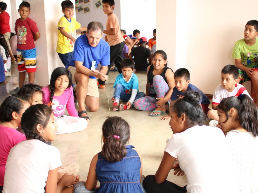 Fr. Tony Coney’s works with disadvantaged children in Lima, Peru