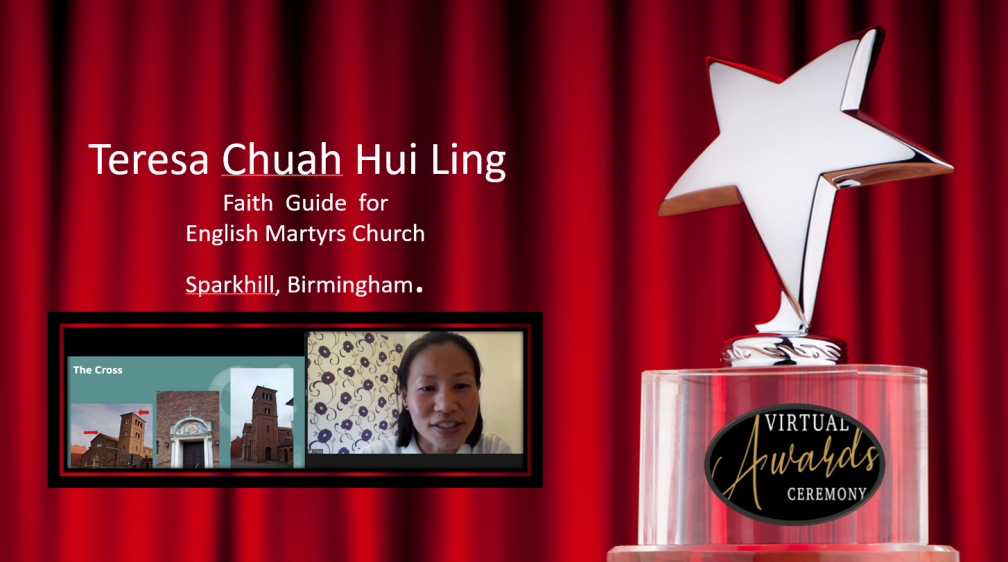 Teresa and her Faith Guiding award