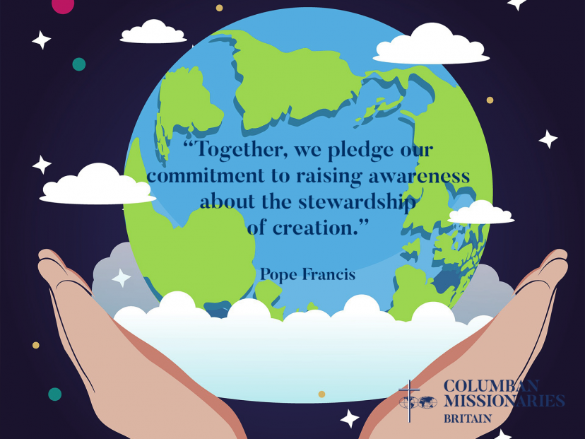 colourful image of globe and quote overlay