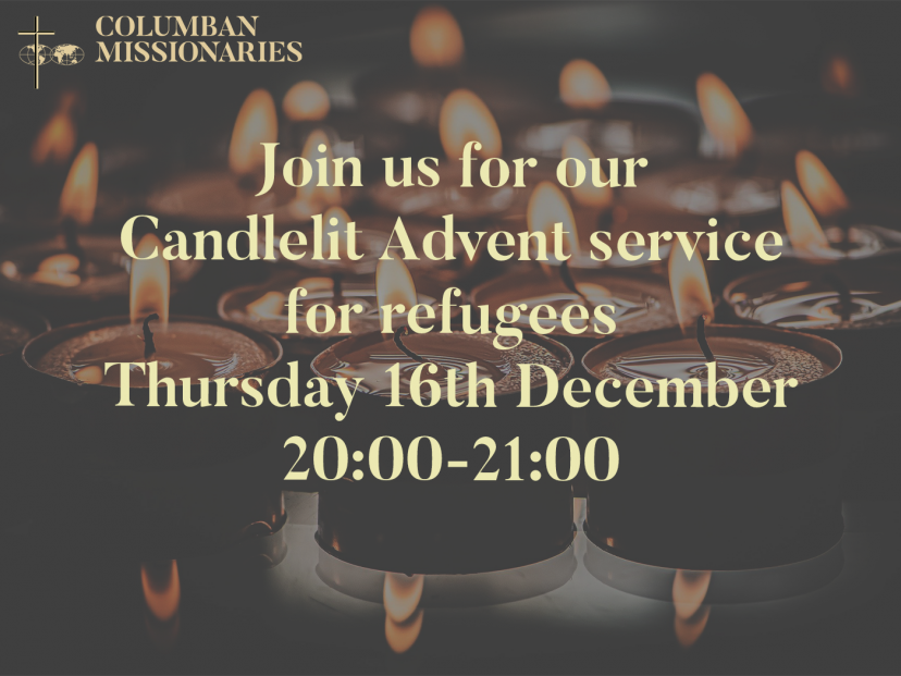 tealights with text overlay