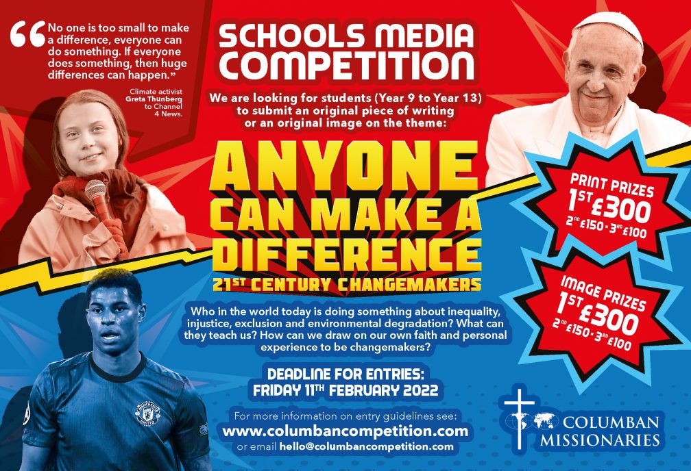 colourful competition advert 2021/22
