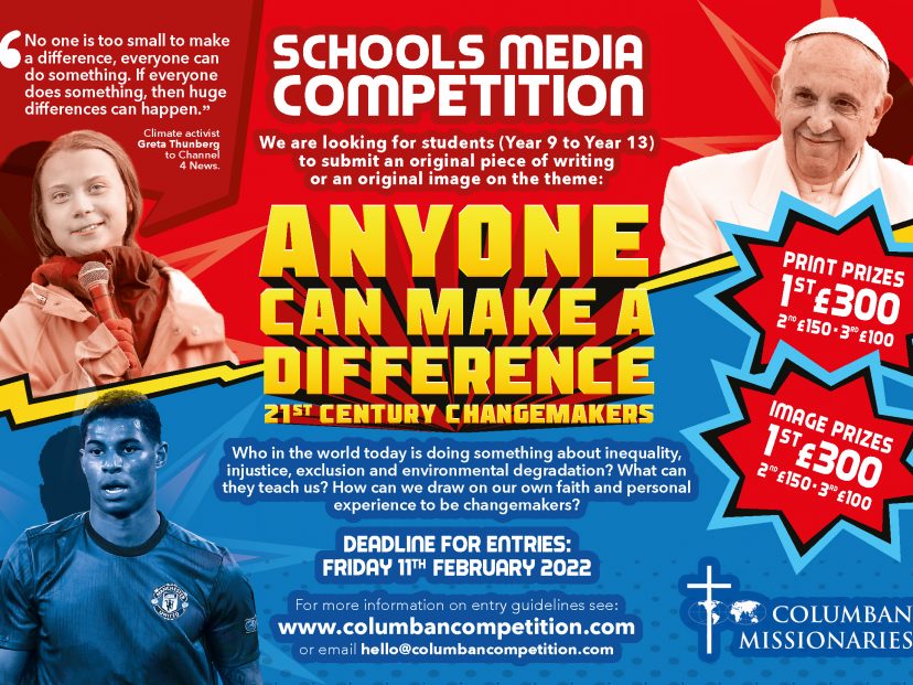 colourful competition advert 2021/22