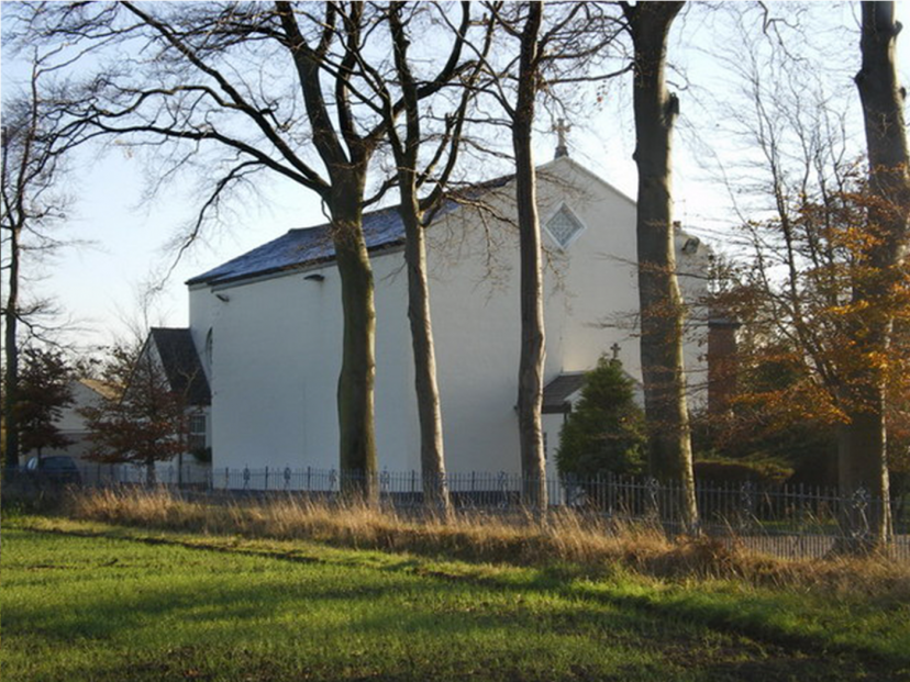 church made to look like a barn