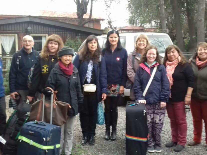 group with suitcases