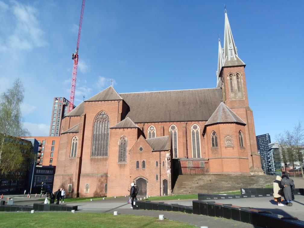 cathedral against blue sky