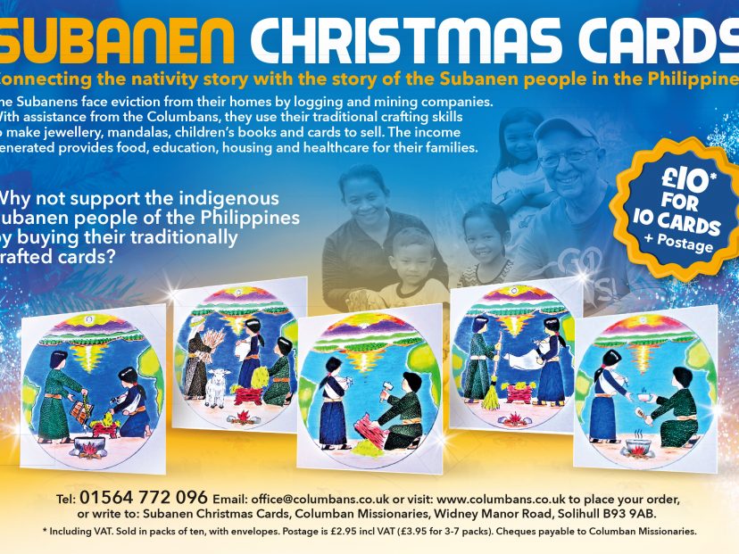 Subanen Christmas Cards 2022 advert