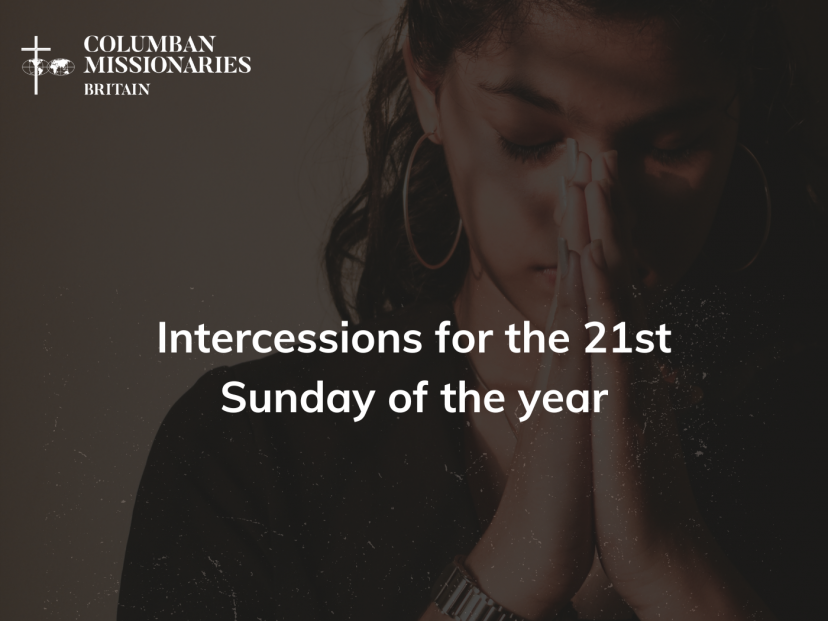 Intercessions for the 21st Sunday of the year