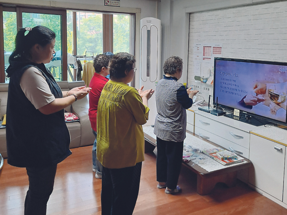 Receiving holy communion