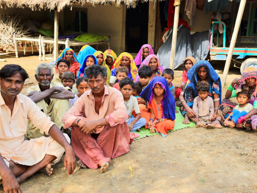 Villagers in Pakistan
