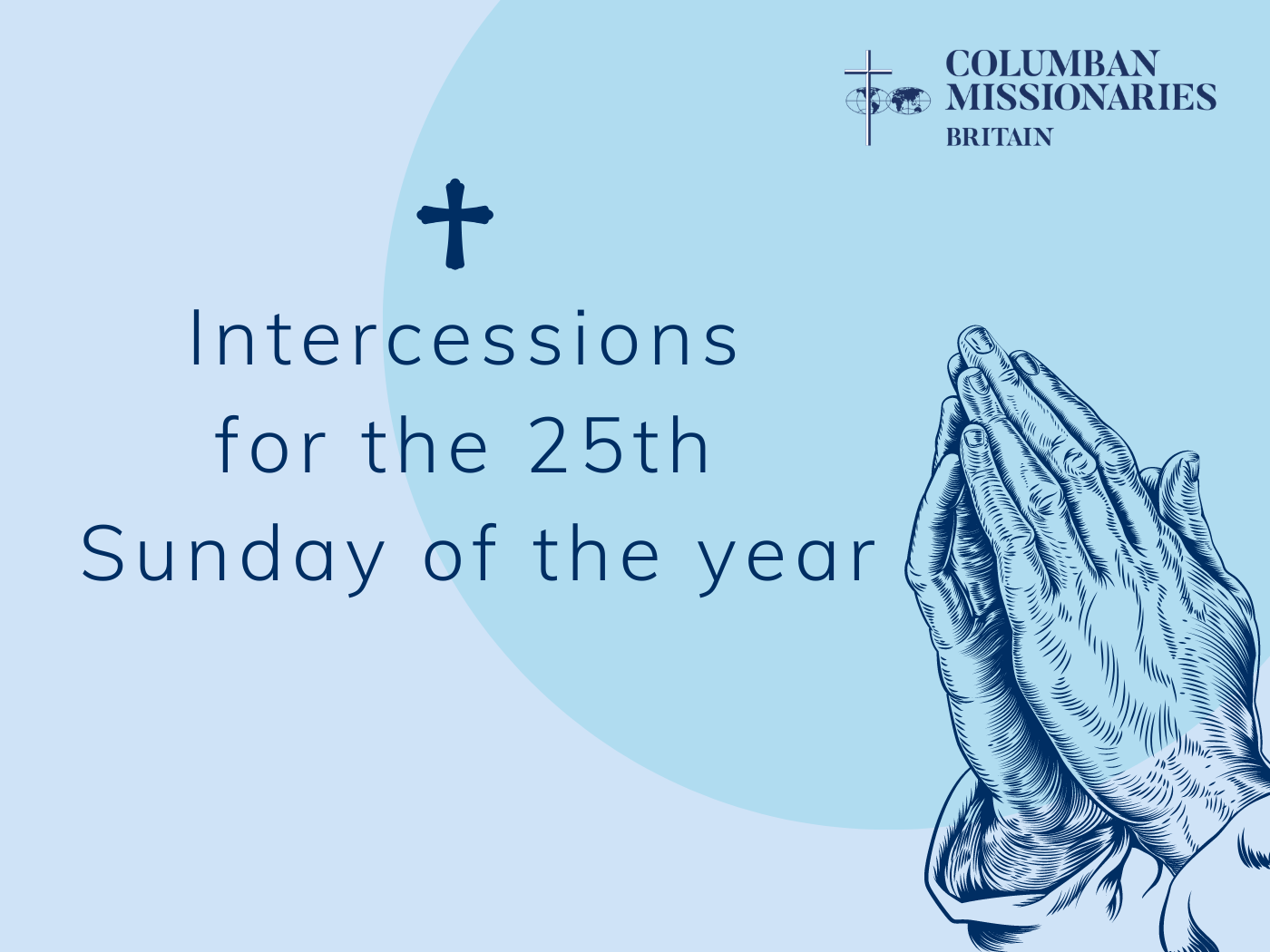 Download prayers of intercession for the 25th Sunday of the year