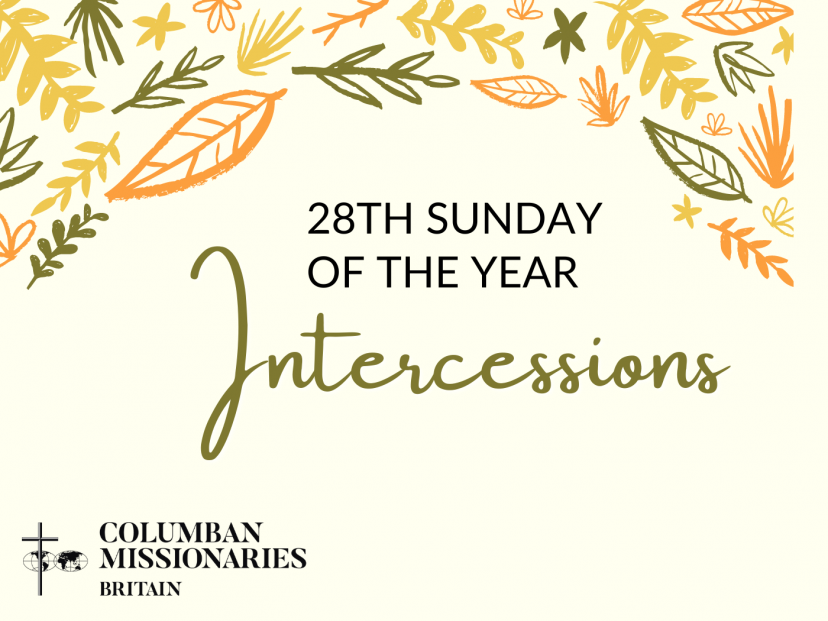 Intercessions 28th Sunday of the year