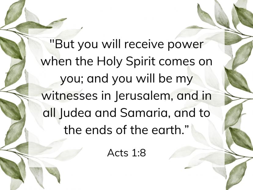 Acts 1:8 quote