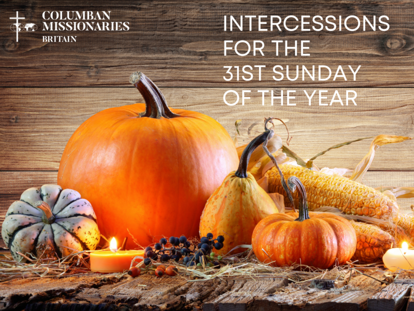 Intercessions for the 31st Sunday of the year