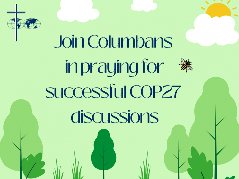 Join Columbans in praying for successful COP27 discussions