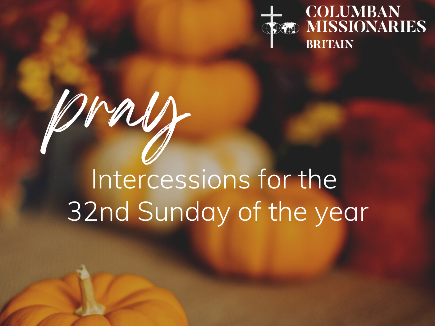 Download prayers of intercession for the 32nd Sunday of the Year
