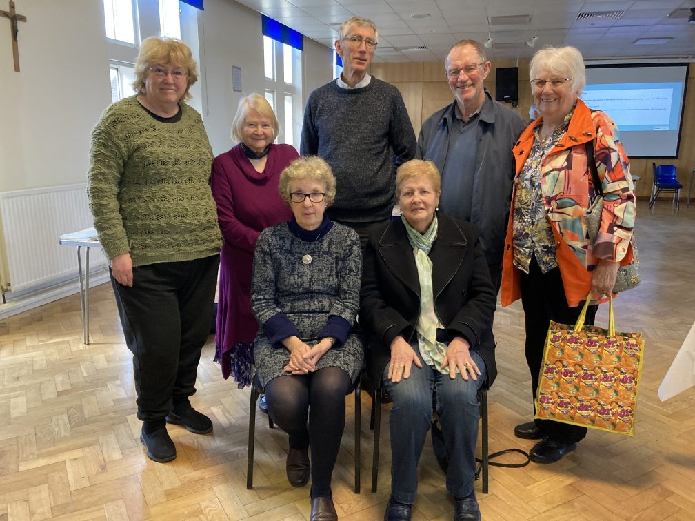 Ellen with LiveSimply organisers in St Albans, Harpenden and Hitchen parishes.