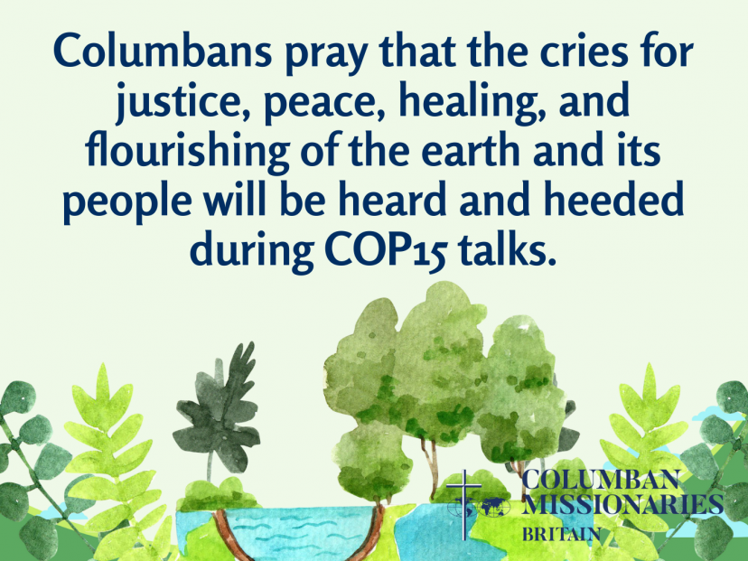 Columban COP15 message