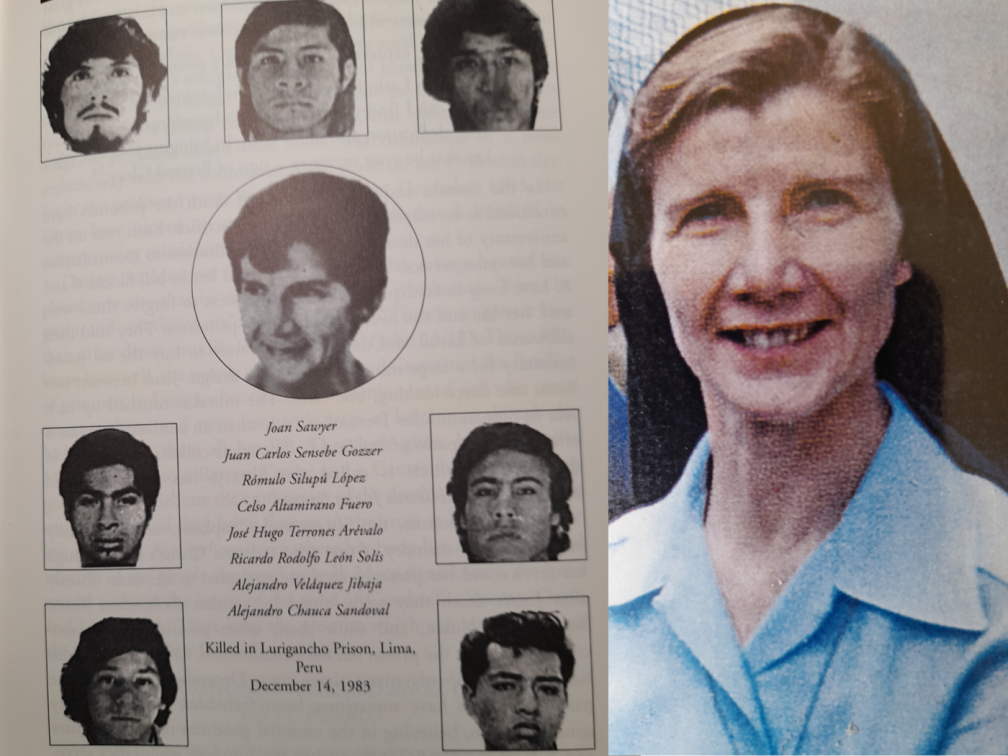 Those who lost their lives on 14th December 1983 including Sr. Joan Sawyer