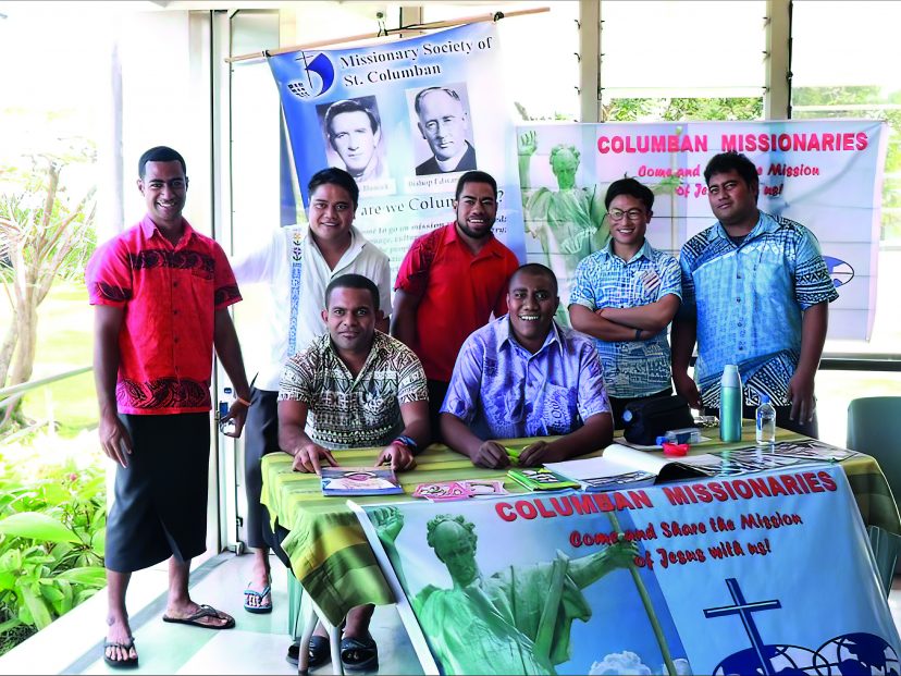 A group of Columban seminarians