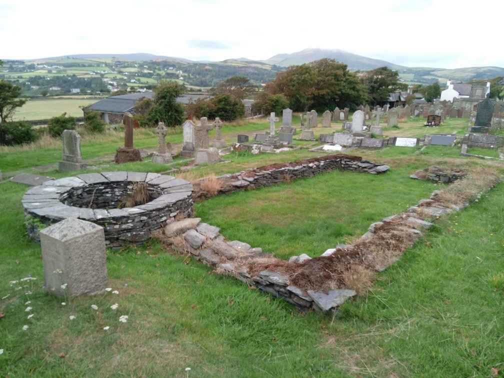 Remains of an ancient Celtic monastery
