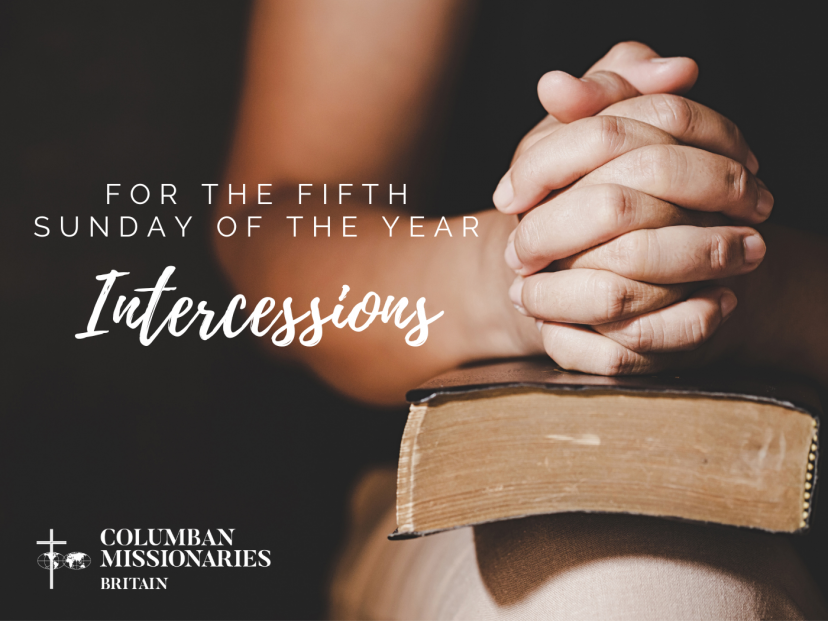 Intercessions for the fifth Sunday of the year