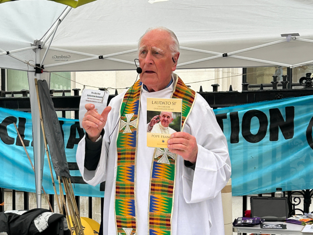 Fr. Ryan celebrating a mass at The Big One