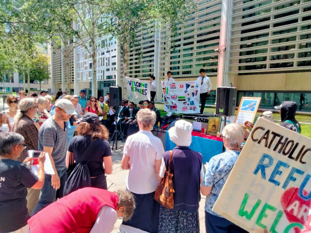 Other organizations and faith leaders at the Prayer Vigil