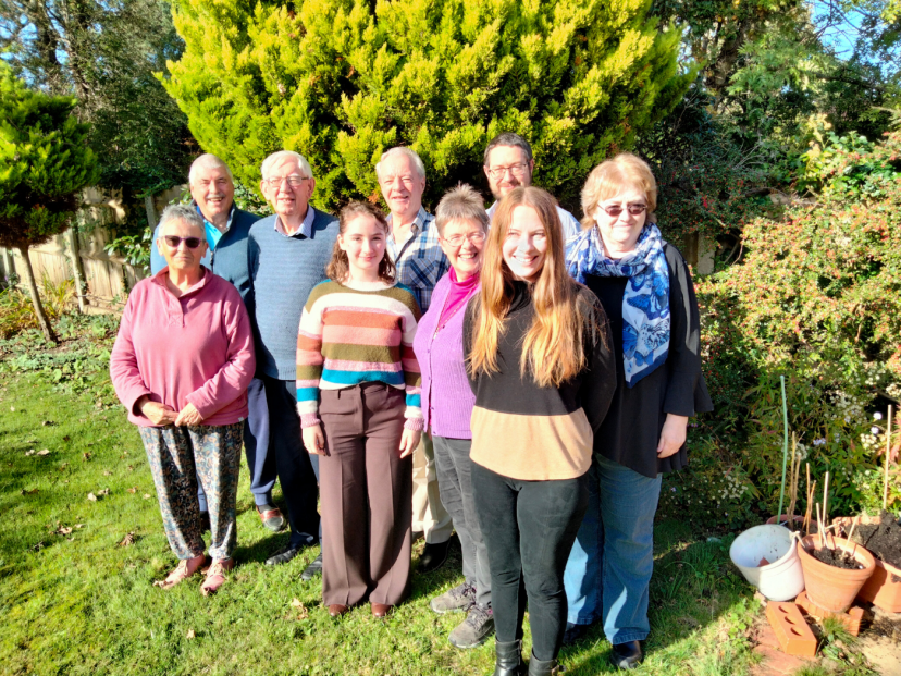 Columban Justice, Peace and Ecology team, meeting in October. Ellen Teague, Anna Blackman and Sr. Kate Midgley (on the right)