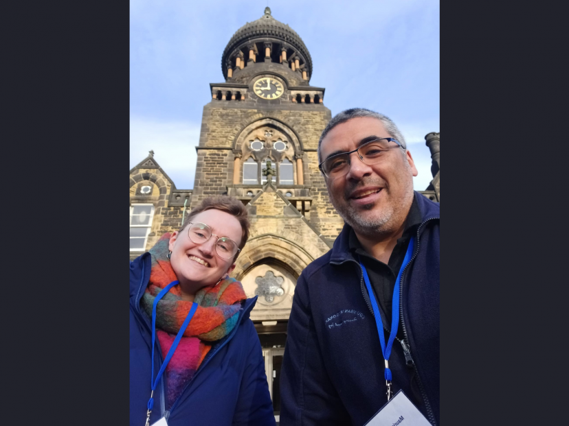 Mauricio Silva with Catherine Bridgwood (former Columban Faith In Action Volunteer and Befriending Coordinator of Restore)
