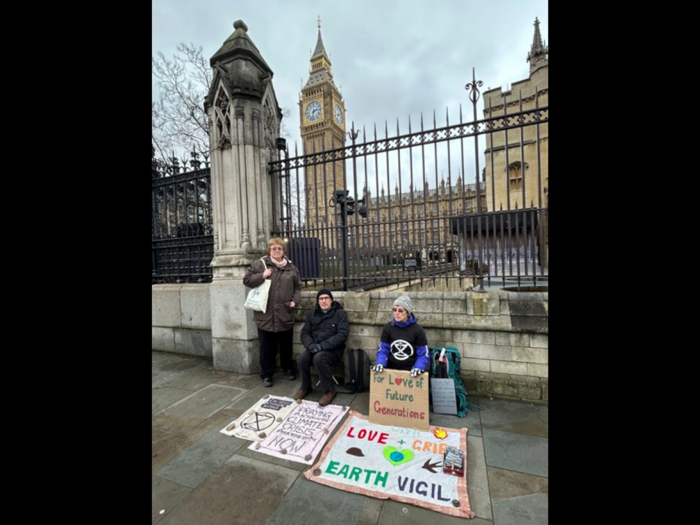 Ellen Teague, Columban JPE member at the vigil