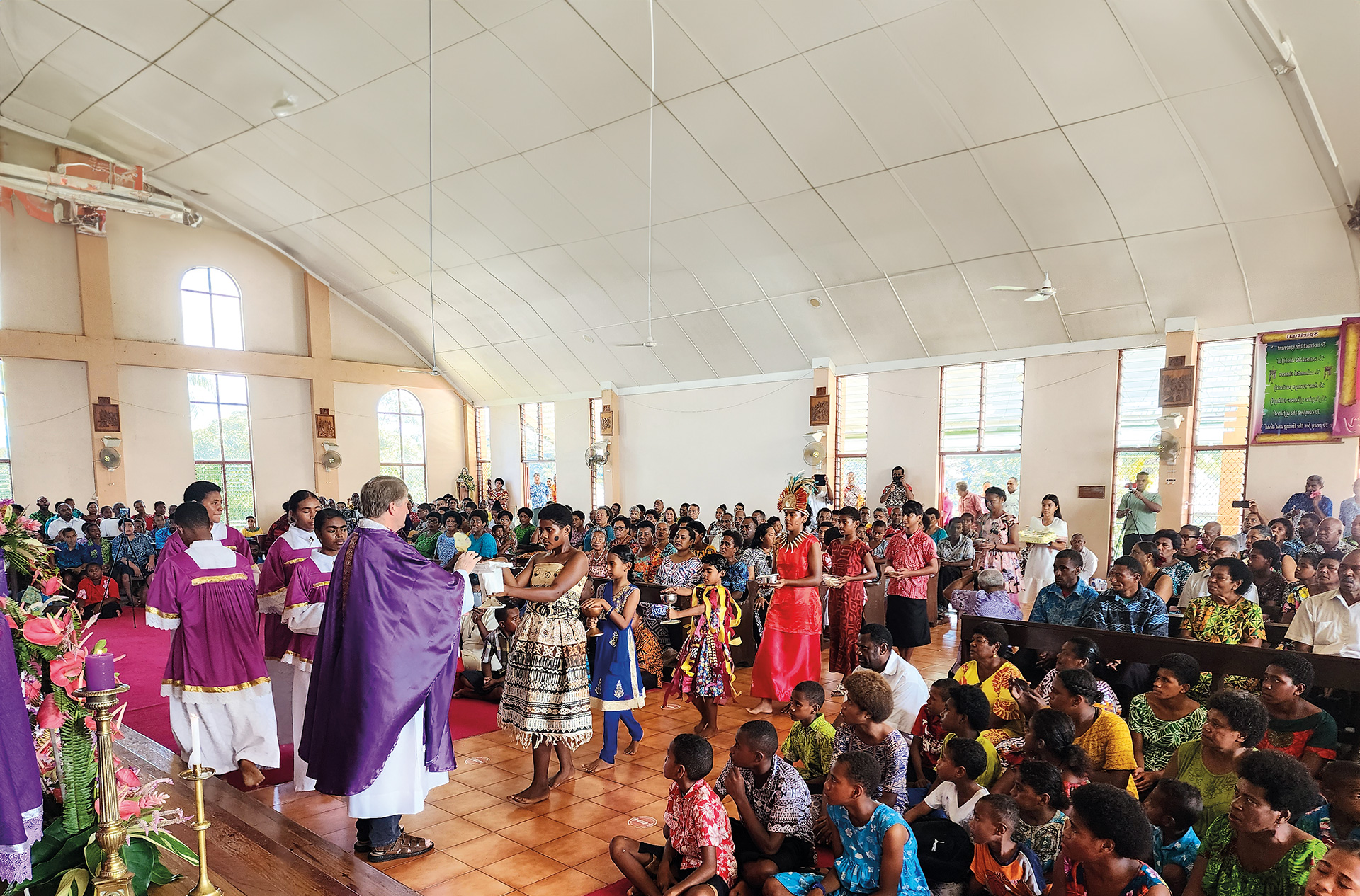 A celebration to mark the end of the Columban era at Christ the King parish in Ba, Fiji