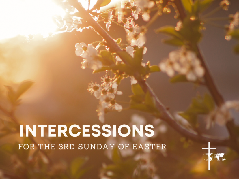 Intercessions for the 3rd Sunday of Easter