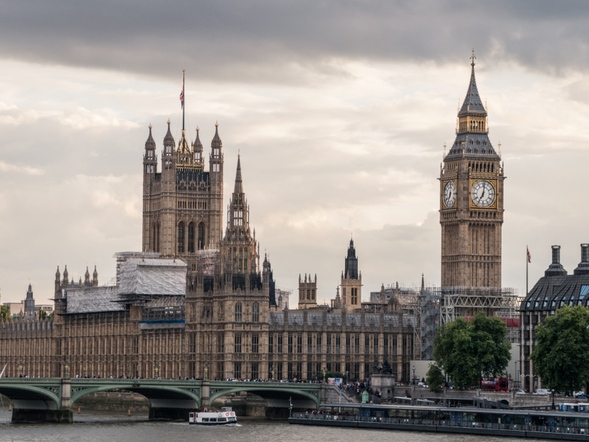 The Houses of Parliament in London