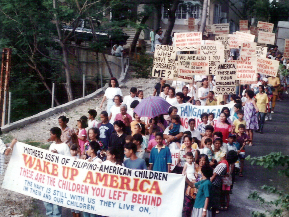 After successfully winning the court case against the USA Navy, Preda campaigned to get help for mothers and their children affected