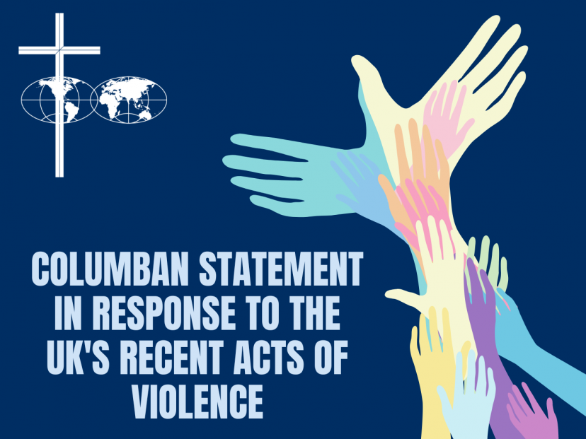 Columban statement in response to the UK's recent acts of violence (1400 x 1050 px)