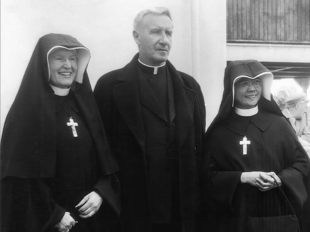 Sr M. Consuela and co-founder of the Missionary Society of St Columban, Bishop Edward Galvin