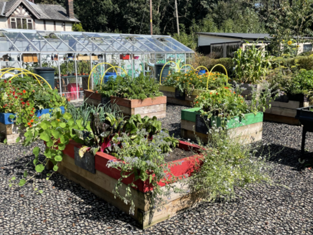 Gardens at the Laudato Si' Centre in Salford