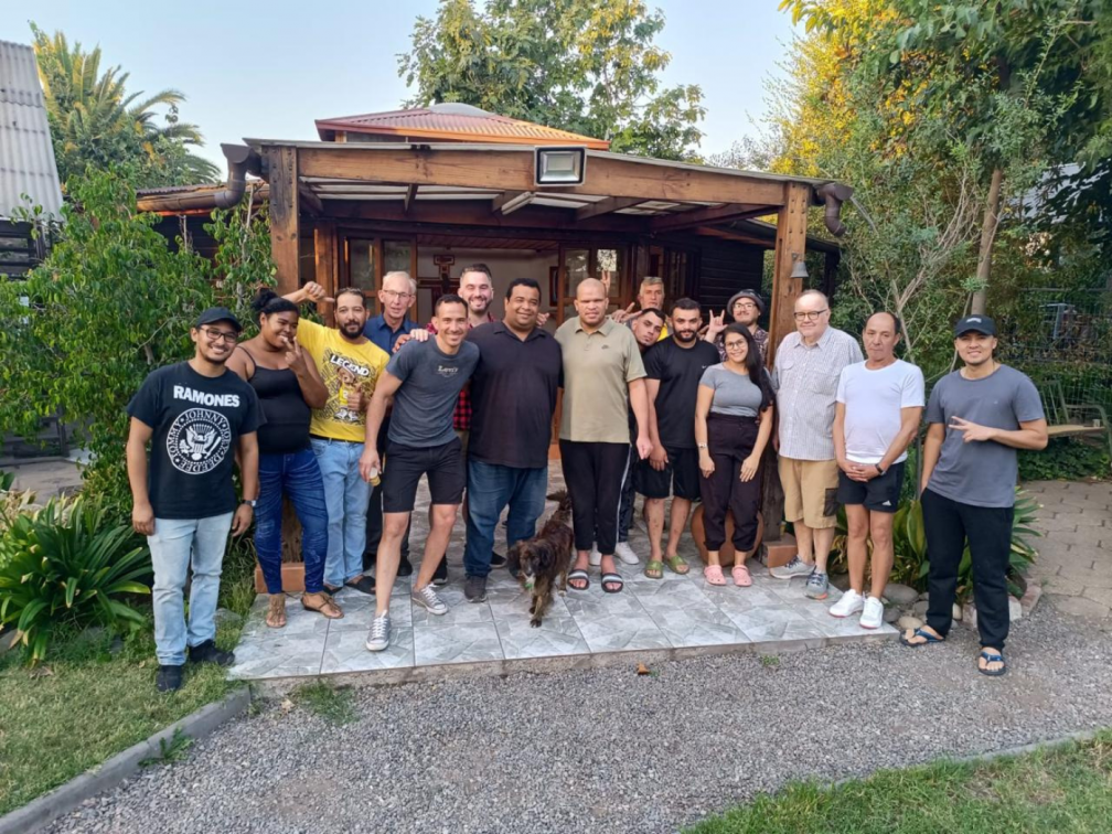 The residents of Casa Bobbio in Chile