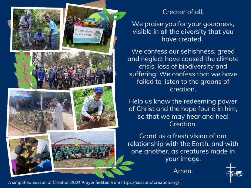 A season of Creation Prayer 2024