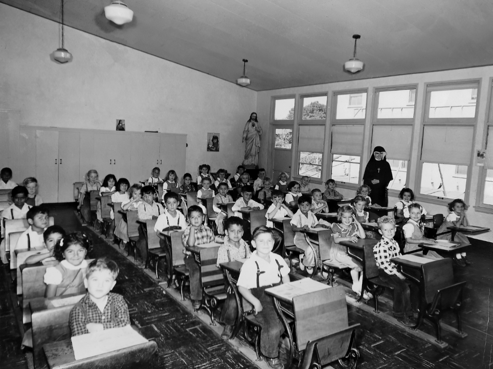 Sr. M. Berchmans in California in 1951. Image: Columban Sisters archive.