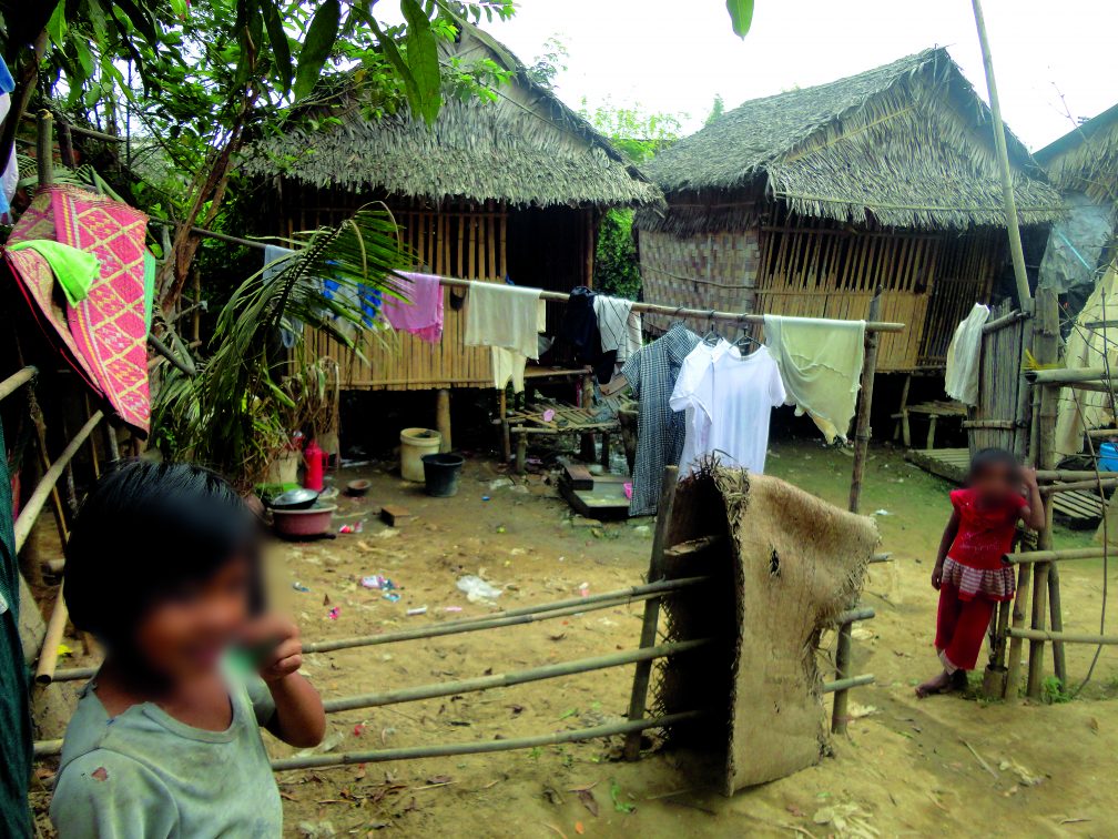 When the military junta took over Myanmar in 1964, families moved to depressed areas like Wakein and set up temporary shelters. These shacks have now become their homes.