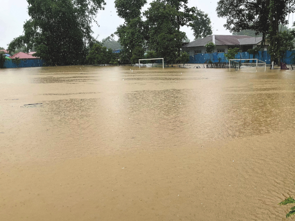 Prolonged torrential rain caused the huge Irrawaddy River to break its banks, spilling water into communities in low-lying areas of Myitkyina, including the Rebirth Rehabilitation Centre where Fr. Eamon helps those battling with addiction