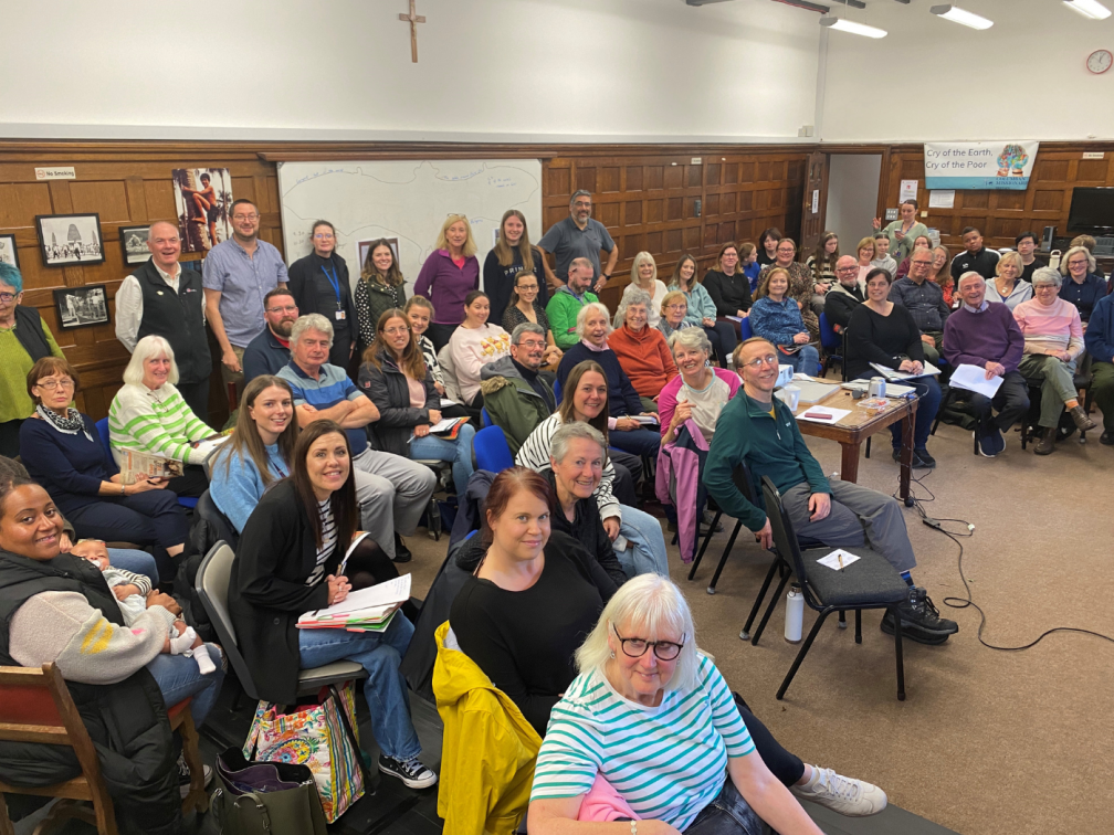 Columban priests, lay missionaries and co-workers, together with visitors for our rewilding event