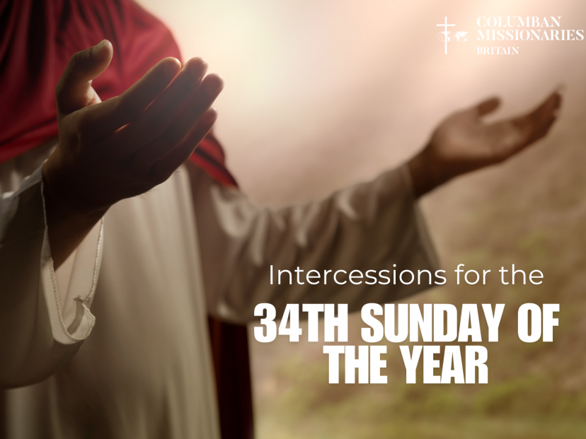 Intercessions for the 34th Sunday of the year