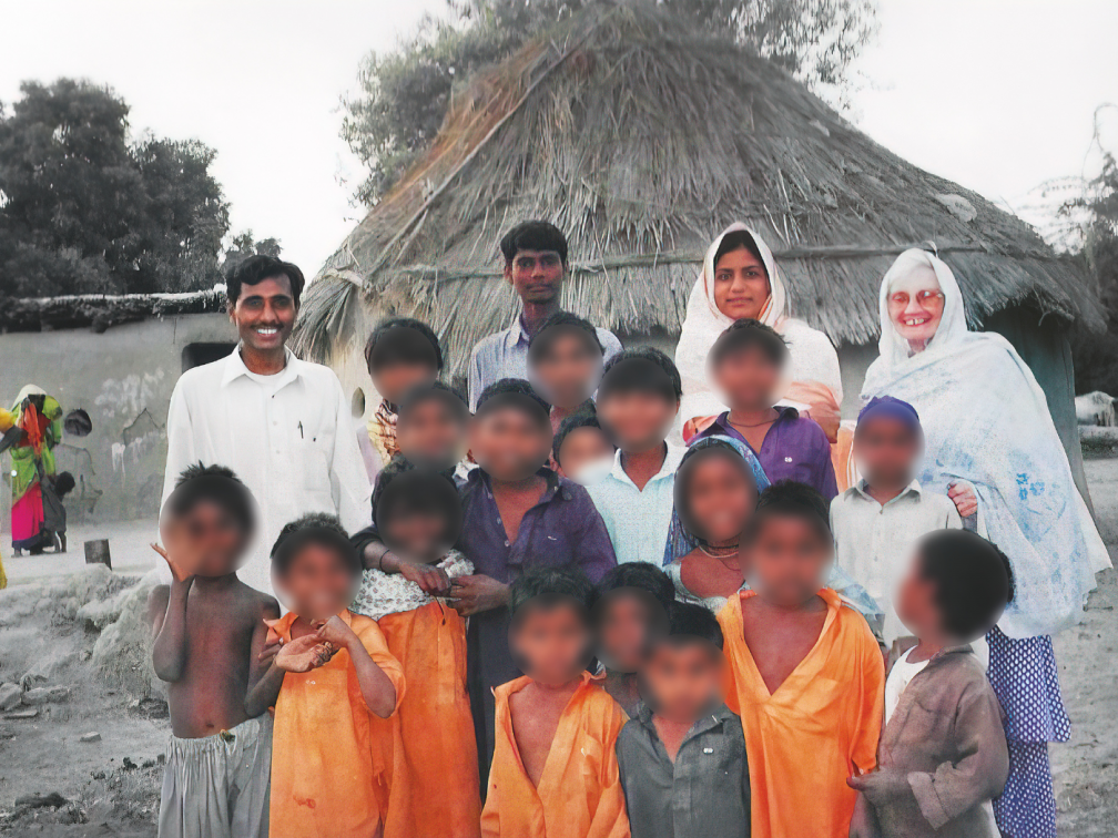 Sr Joan visiting a village near Kunri, which is about four hours by road east of the city of Hyderabad