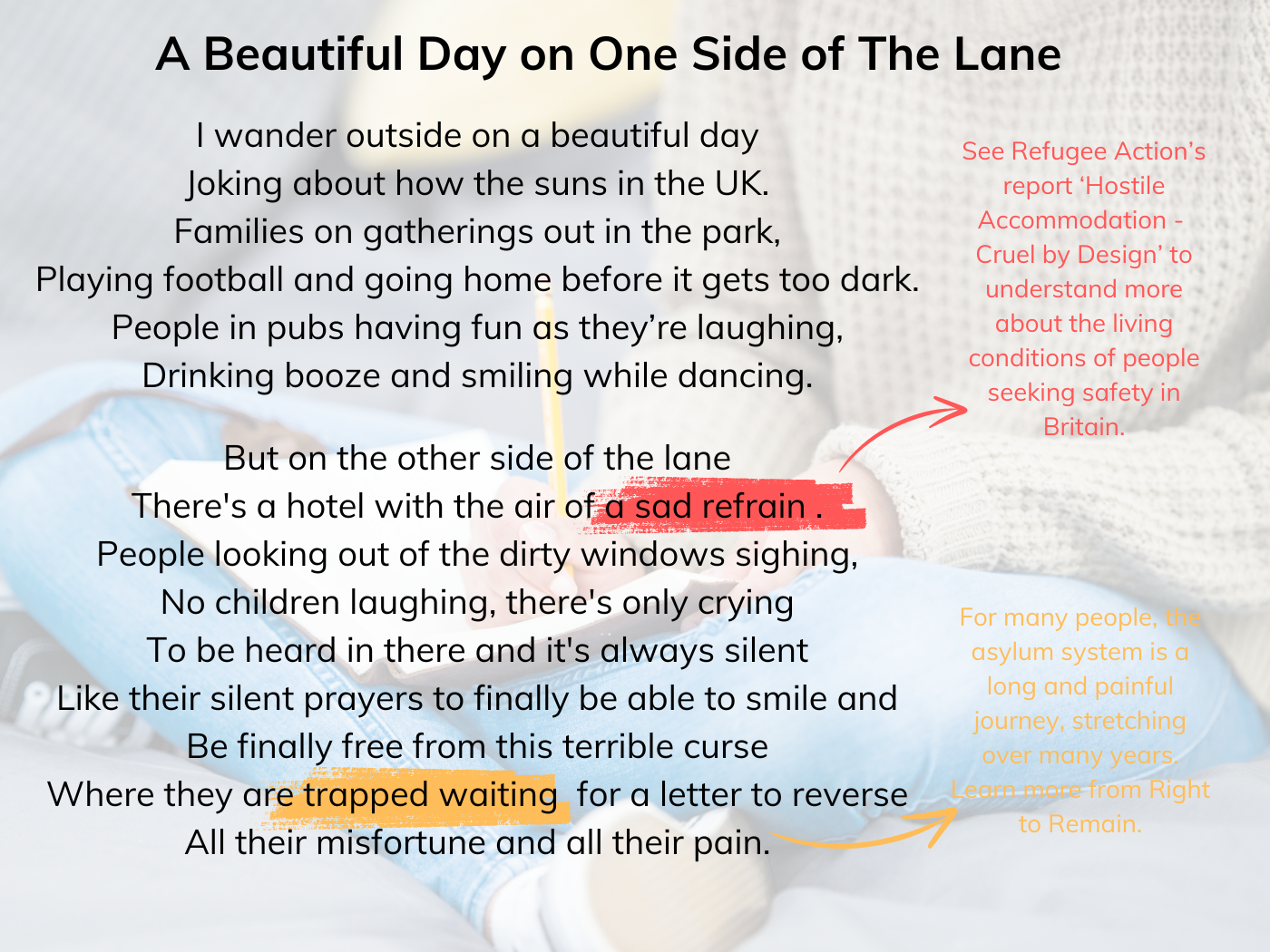 A beautiful day on one side of the lane - slide 1