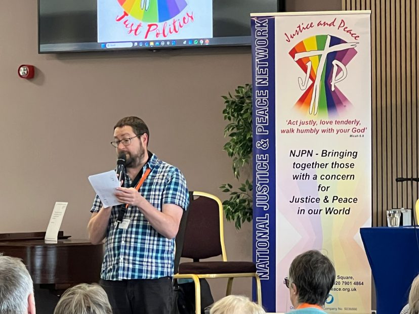 James Trewby speaking at last year's NJPN Conference